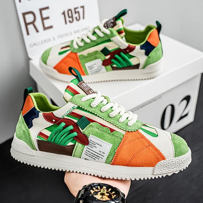 Fashion High Quality Men's Shoes Casual Sports Board Shoes for Men Running Lightweight Sneakers with Youthful Vitality Zapatos De Hombre