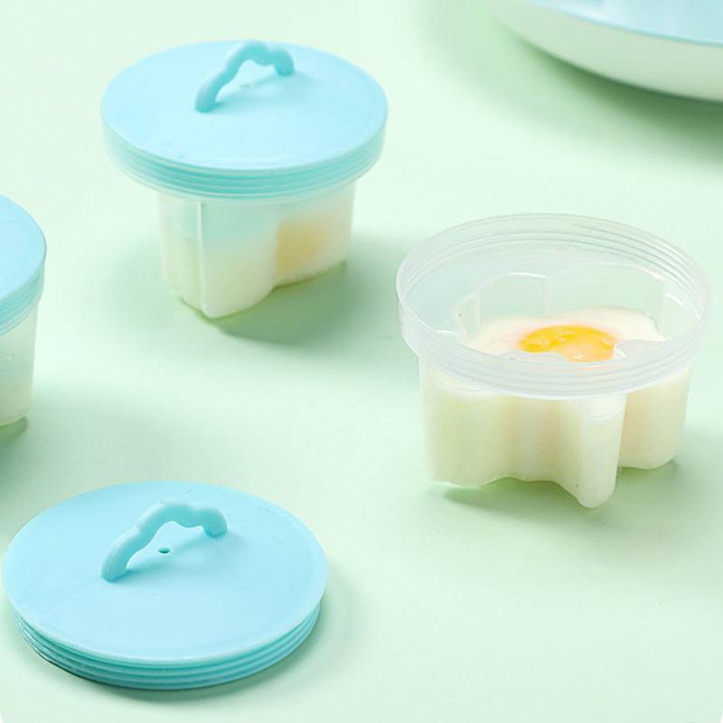 1 szt. Słodkie narzędzia do gotowania jajek, forma do jajek, nieprzywierająca plastikowa forma do gotowania jajek, kłusownik do pieczenia dla dzieci, kawaii akcesoria kuchenne