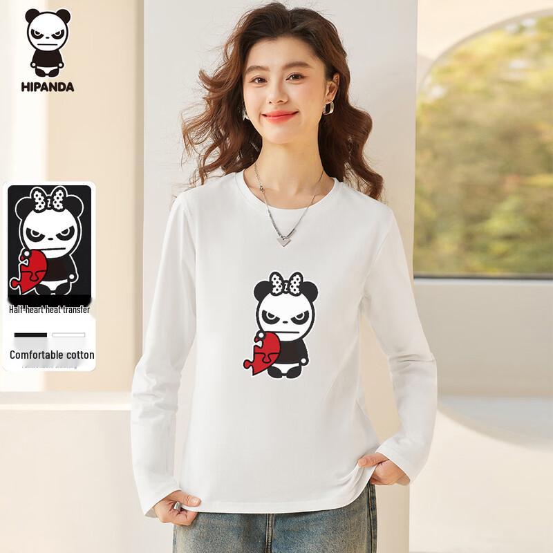 HIPANDA Women s Pure Cotton Print T-Shirt L