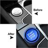 GZYF Auto Car Engine Start Stop Switch Button Cover Trim For Volkswagen Jitter CC