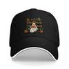 Ghost Reading In Library Bookshelf Halloween Theme Baseball Cap with Pumpkin and Plant Design Black Adjustable Hat for Adults