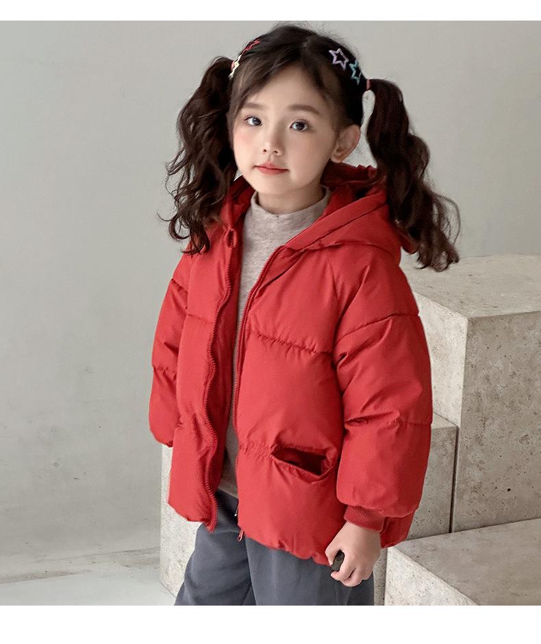 2025 Children's Cotton-Padded Jacket: Autumn/Winter Korean Style for Small To Medium Boys and Girls