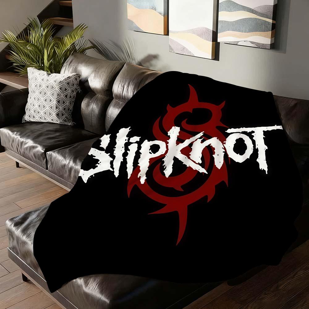Hot rock band S Slip k knot Blanket For Sofa Office Bed Plane Travel Sleep Read Relax Camping Soft And Warm
