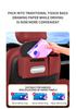 Car Seat Back Organizer with Tissue Box Holder