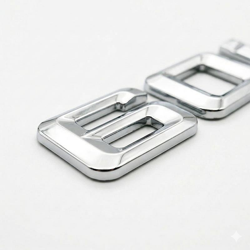 3D Hochglanz Schwarz Chrom 630i 640i 650i Heckklappen Emblem Buchstaben Abzeichen Aufkleber für BMW 6er Reihe E63 F06 F12 Auto Styling Zubehör