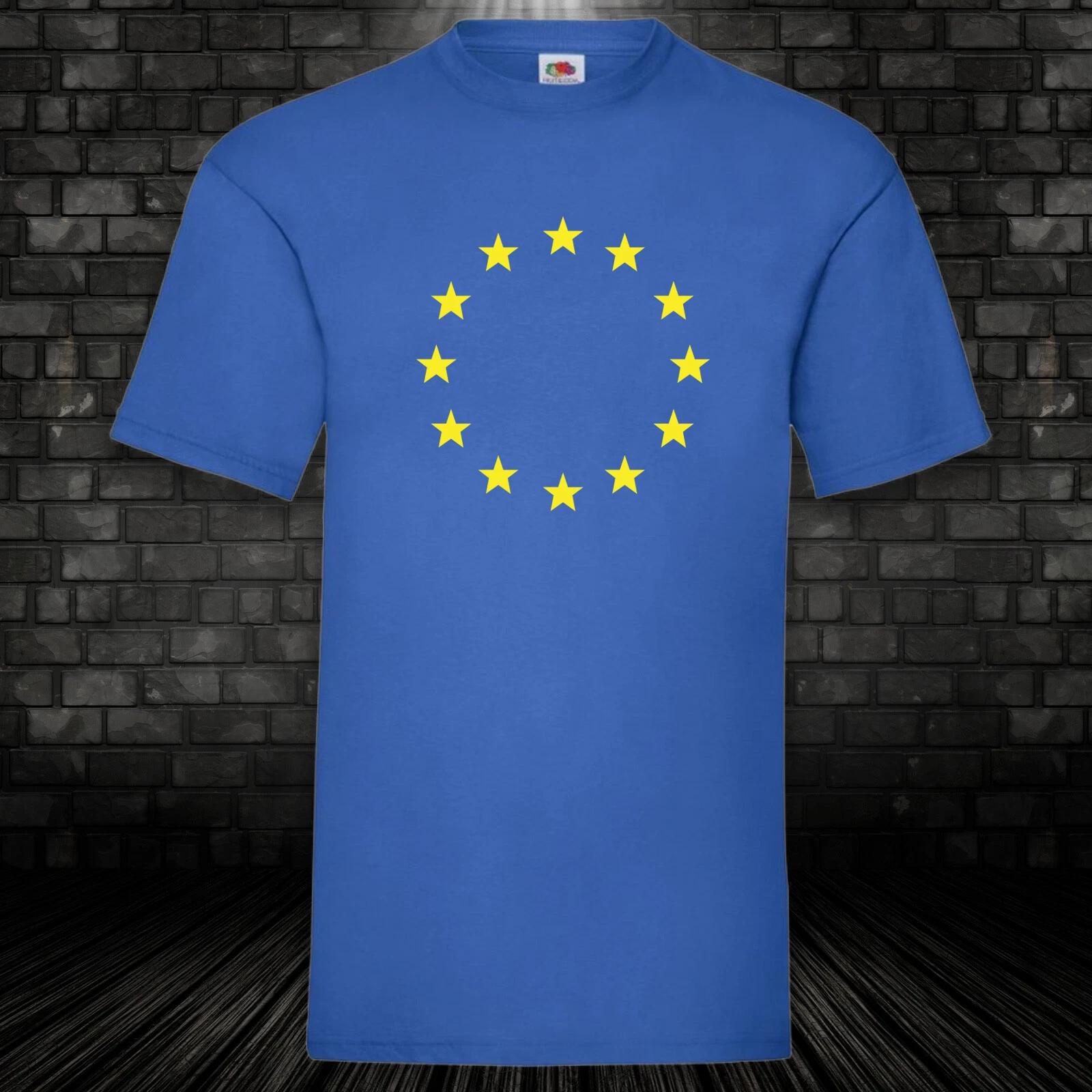 EU shirt Europe stars European Union T-shirt fun cult sayings fun shirt S-5XL XL