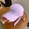 Cotton Embroidered Baseball Cap With Adjustable Strap For Summer Sun Protection