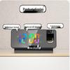 Multifunctional Creative Silent Alarm Clock with Color Screen Projection - Student Edition