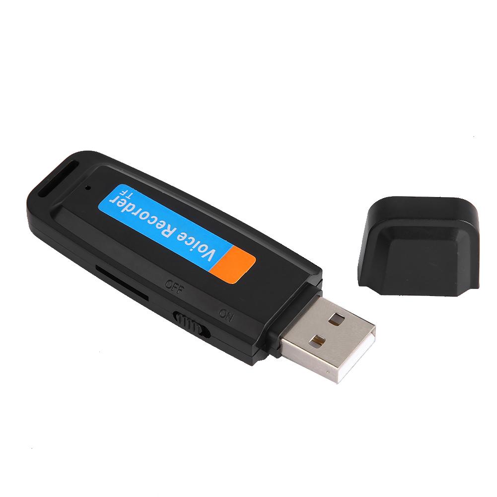 2G USB Disk Flash One Click Recording Voice Recorder for Meetings Lectures Interviews