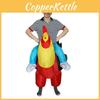 Costum haios gonflabil de cocoș găină mărime adult pentru distracție maximă