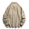 Frühling Herbst Herren Baumwolle Casual Shirts Hohe Qualität Einfarbig Drehen Unten Kragen Lose Mode Jugendliche Vitalität Shirts Männer