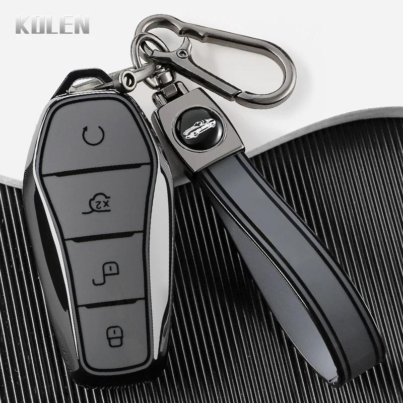 Tpu Auto Smart Key Fob Cover Case Fit For Byd Song Plus Atto 3 Han Ev Tang Dm Qin Seal Dolphin Protected Key Ring Remote Housing Auto Accessories