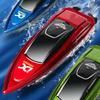 LED Light Waterproof Electric Remote Control Ship 2.4GHz High Speed Mini RC Boat