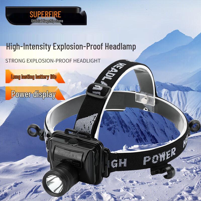 

SupFire HL11 Rechargeable Explosion-Proof LED Headlamp One Size