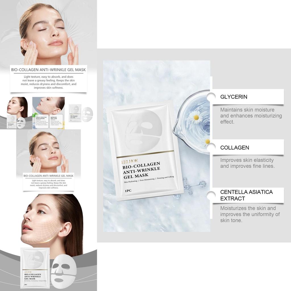 Eelhoe Gentle Collagen Face Mask For Hydration Firming And Nourishing Skin Care
