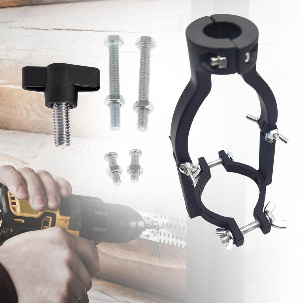 Square Hole Drill Adapter, Mounting Bracket, Quick to Install or Disassemble,
