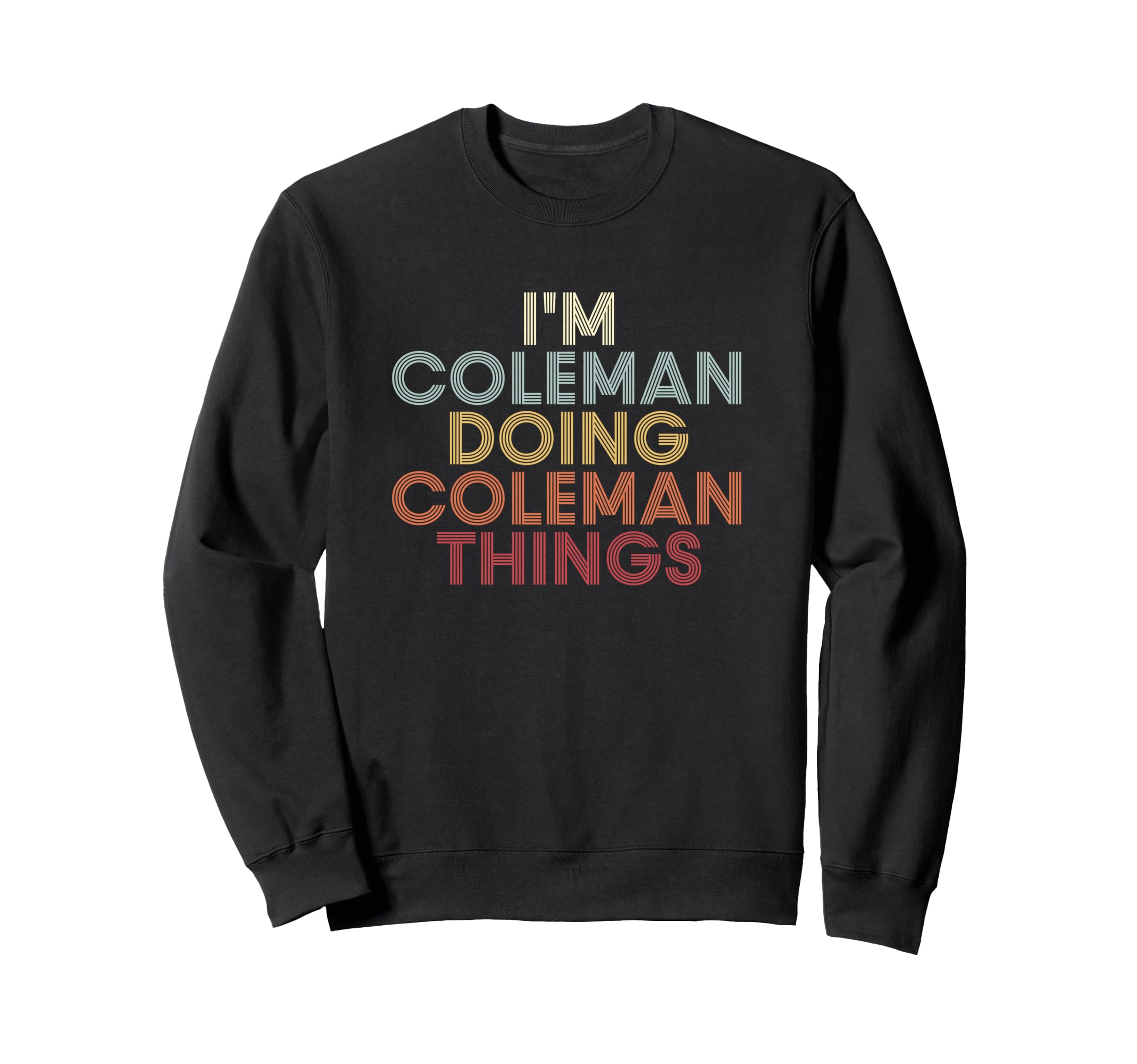 Coleman Name Coleman Personalized Name First Given Trainer чёрный