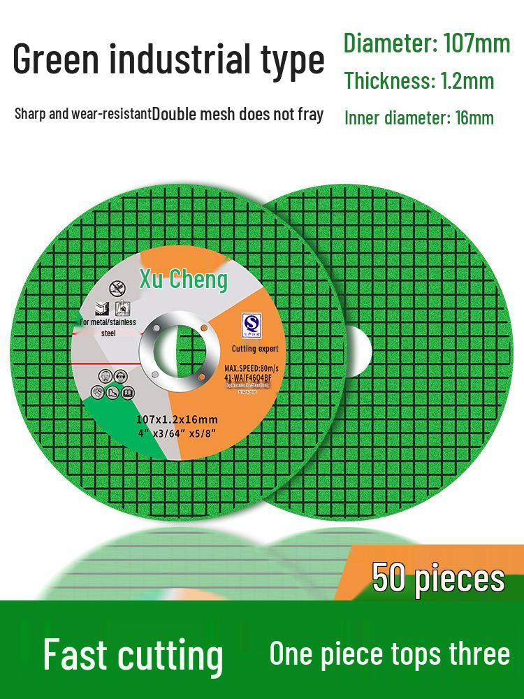 Ultra-Thin Stainless Steel Resin Cutting Disc and Polishing Wheel for Handheld Angle Grinders