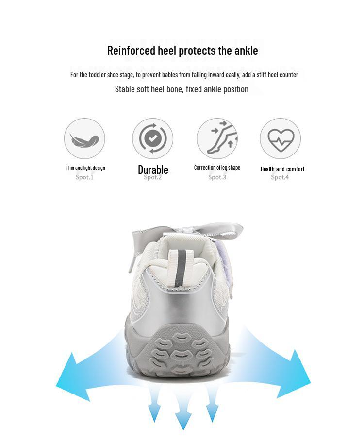 ABCkids Pearl Bow Girls' Sneakers - Autumn 2025 Style