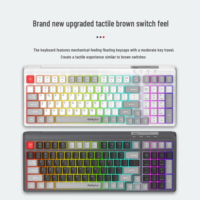 Lenovo ThinkPlus K5098 Wired Silent Mechanical Feel Keyboard