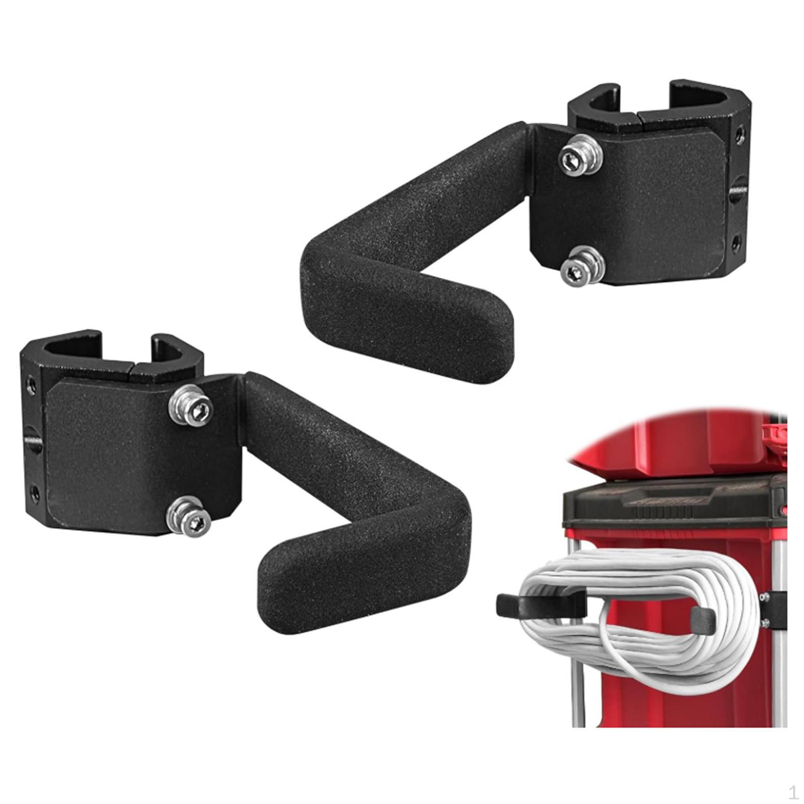 

Set of 2 Extension Cord Holder for Tool Box Aluminum Construction Sturdy Lightweight Compact