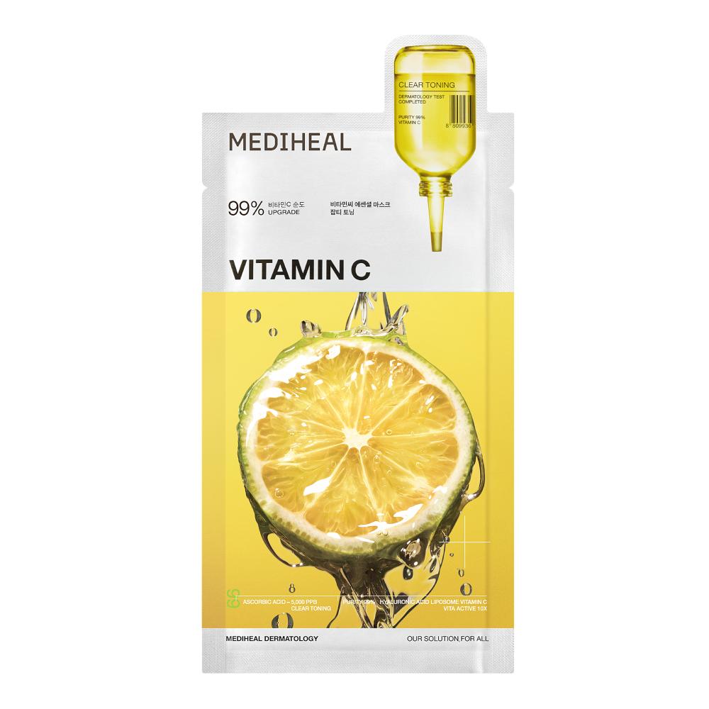 Mediheal Vitamin C Essential Mask Sheet Clear Toning 10ea