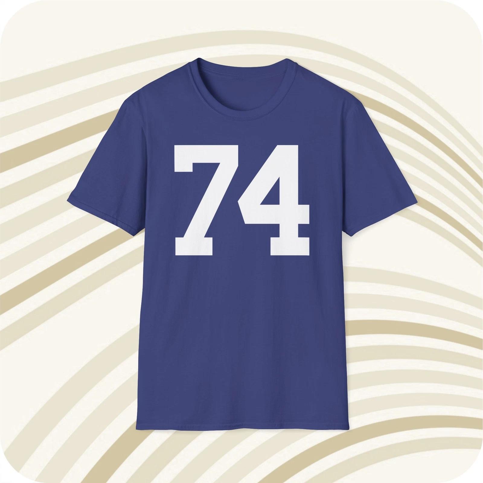 Bob Lilly #74 Dallas Cowboys NFL Jersey T shirt - Front & Back Print XL