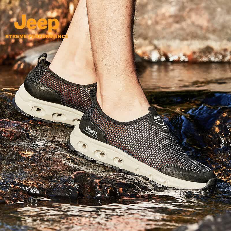 Jeep Men's Summer Breathable Outdoor Hiking Shoes