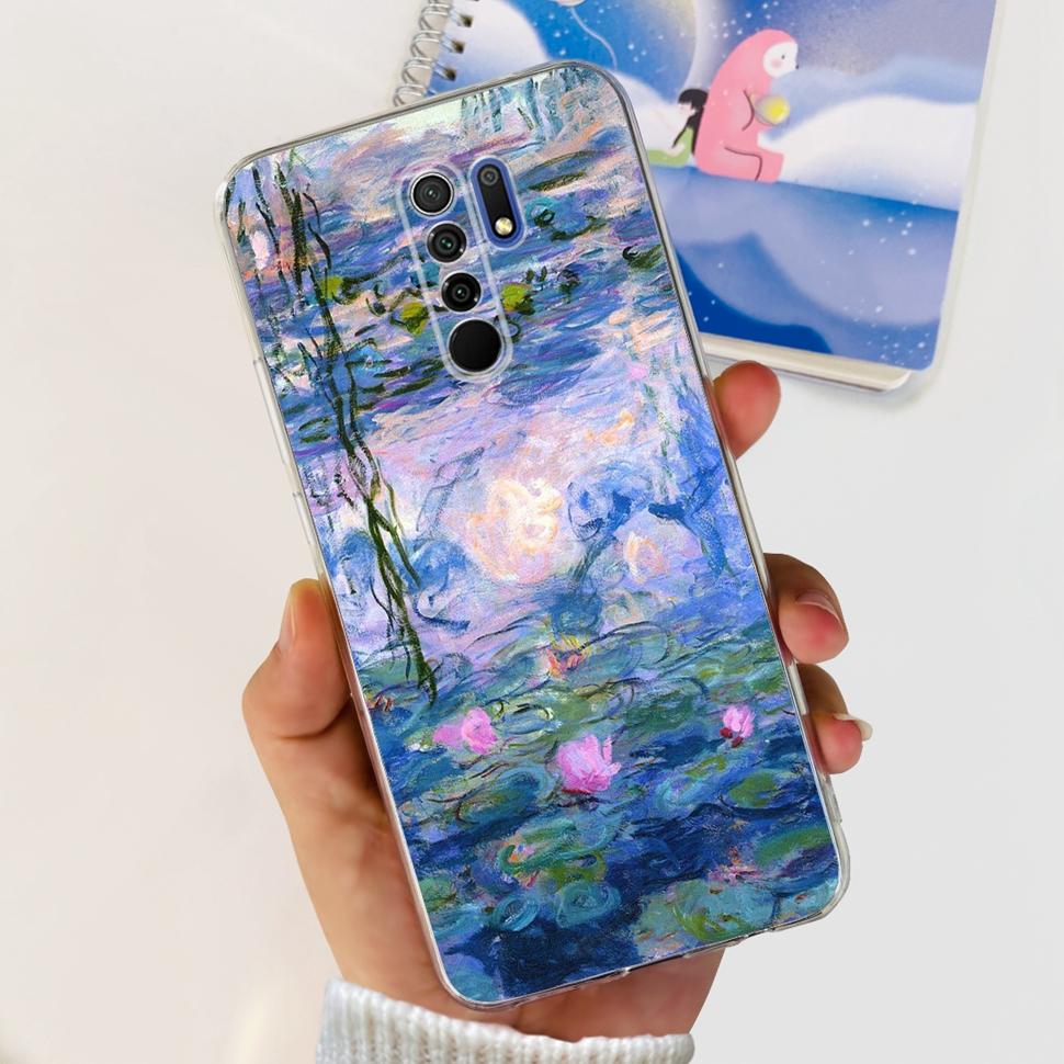 For Xiaomi Redmi 9 2020 Case Cute Cartoon Cover Soft Silicone Phone Case For Xiaomi Redmi 9 Redmi9 ShockProof Bumper 6.53"