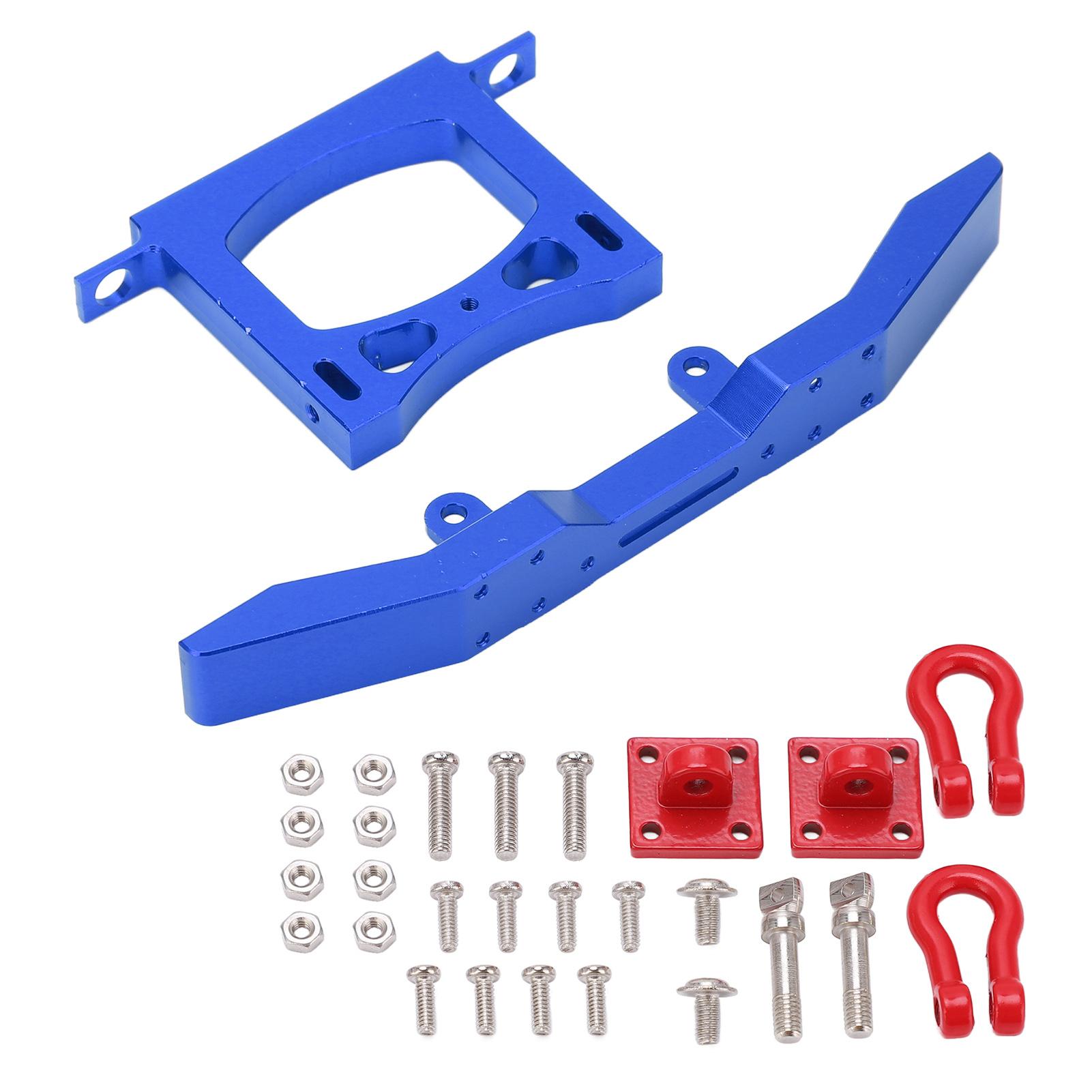 

RC Metal Bumper Front Rear Car Defender Set Aluminum for WPL B14 B16 Q60 Q61 116 Remote Control