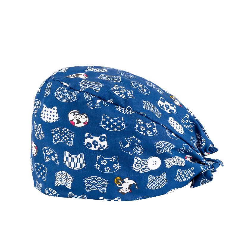200 Kinds Adjustable Medical America National Pattern Cartoon Pet Hospital Heart Surgical Doctor Cap Surgeon Hat