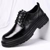 2026 Men's British Style Lace-Up Casual Shoe With Anti-Slip Function Business Oxford Shoes Comfortable And Trendy Workwear Shoes