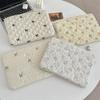 Cute Embroidery Bow Or Floral Graphic Laptop Bag Tablet Sleeve Case 11 13.3 14 15.6 Inch For Tablet Pc Laptop