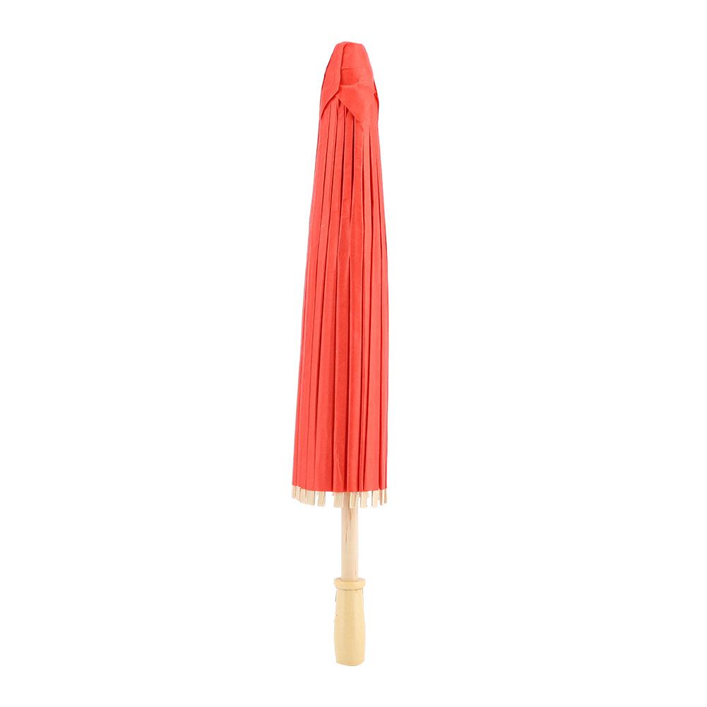 White Blank Paper Umbrella Decor Props for Kids   Hand Painting(Yellow)