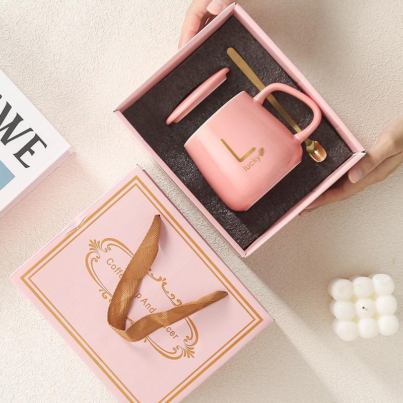 May Day Labor Day Ceramic Mug Gift Set - Includes Handheld Mug in Gift Box with Full Moon Design