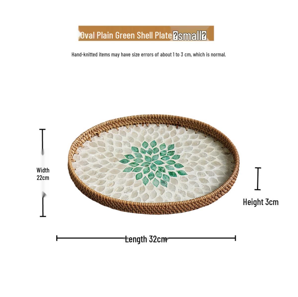 

Набор плетеных ротанговых подносов и корзин: Блюдо для фруктов в виде ракушки, Бамбуковая корзина для хлеба, Подставка для закусок и завтрака