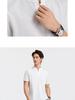 [National Style New Chinese Style] Langdeng Summer Ice Silk Imitation Hemp Refreshing Breathable Stand up Collar T-shirt