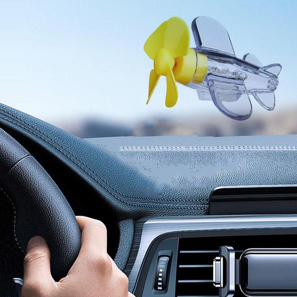 Warning Effect Mini Airplane LED Light Wind Energy Small Aircraft Decoration  Bike Gadgets