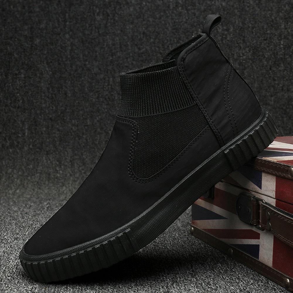 Sneakers Erkek Günlük Ayakkabılar yüksek bilekli Erkek kanvas Hafif Erkek tembel Ayakkabılar Moda Tenis Masculino Zapatos Hombre 2025