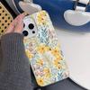 Colored Yellow Flowers Phone Case For iPhone 17 17Air 16 15 14 13 12 11 Pro Max Shockproof Silicone Soft Bumper Cover Funda