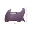 3Ply Guitar Pickguard with Single Coil Pickup Hole for Electric Guitar Brown Tortoise