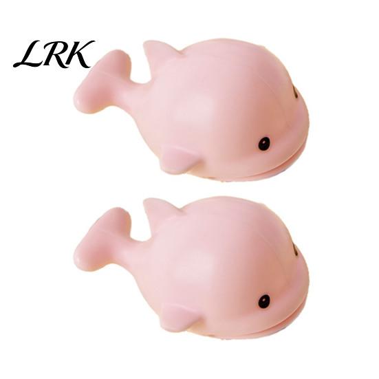 Food Storage Clip 2Pcs Whale Magnetic Bag Clips, Cute Fridge Magnet Sealer, Airtight Chip for Snacks 2pcs розовый