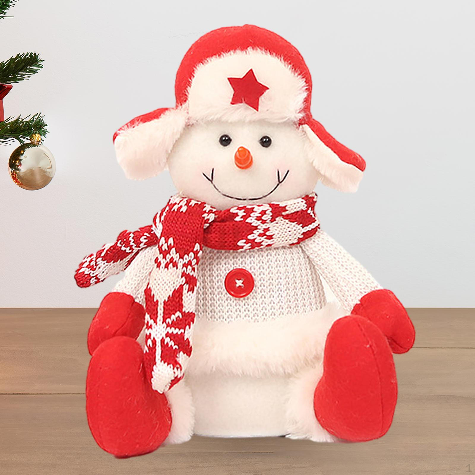 

Рождественские куклы, сидящие мягкие игрушки для взрослых, подарки на день рождения для дома Snowman