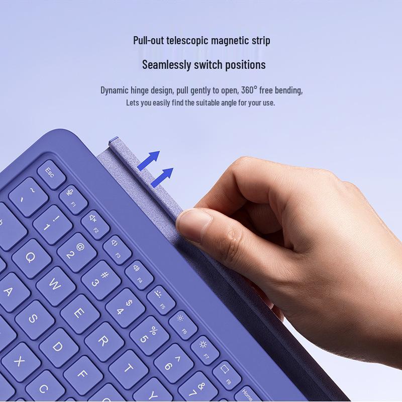 Colorful Backlit Bluetooth Keyboard Cover for Surface Pro 12
