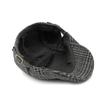Hat Autumn Plaid Beret Men's British Forward Cap Women's Cap Peaked Cap