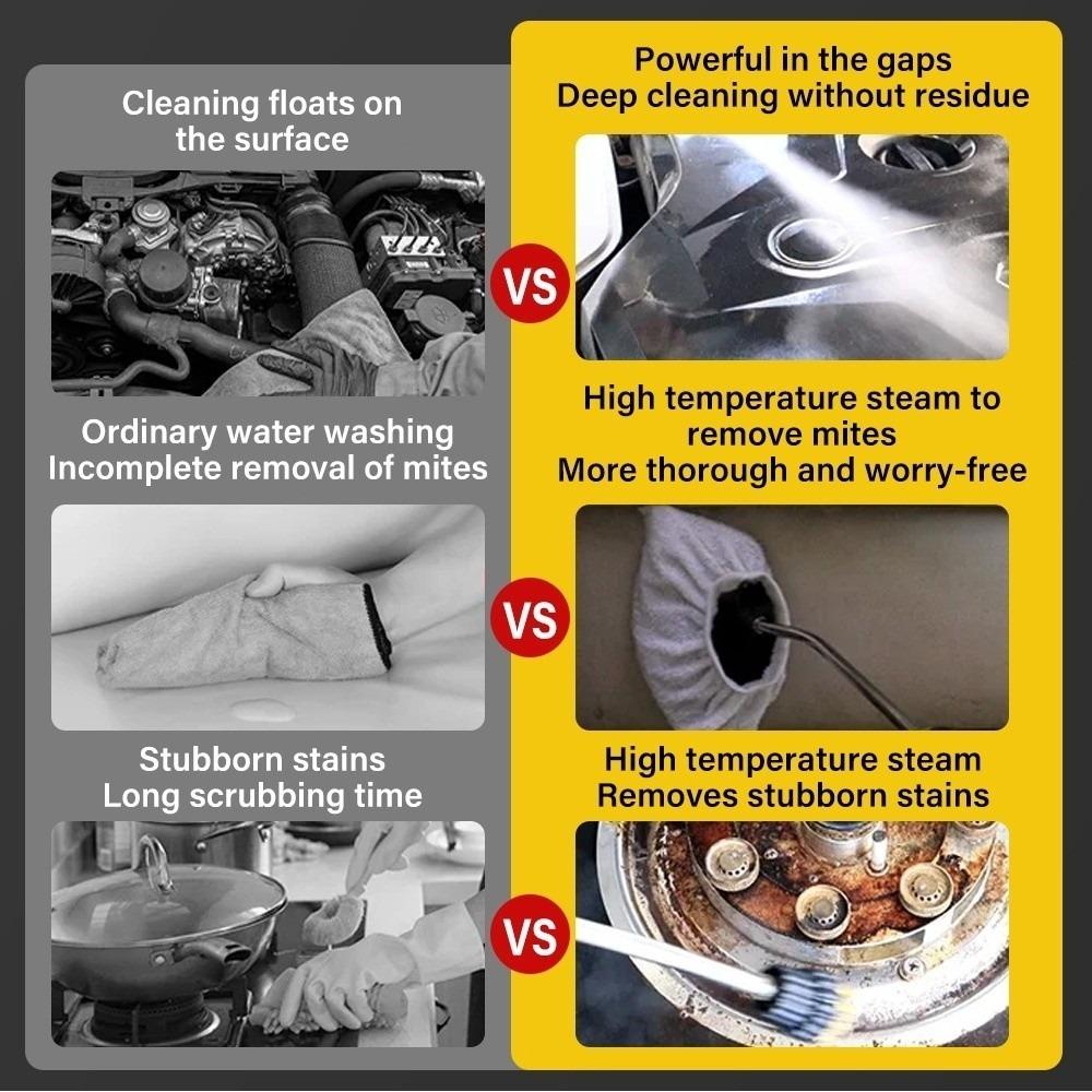 Multifunktionaler Dampfreiniger 2500W Automatische Reinigungsmaschine Küchenreinigung