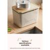 Sliding Lid Rice Storage Box New Plastic Food Grade Grain Bin Moisture Proof Multi-functional Rice Bucket Kitchen Food Storage Organizer