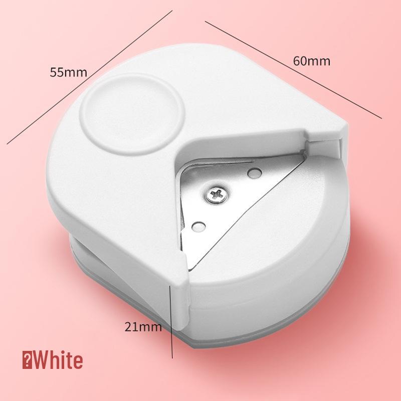 

DIY R4 Round Corner Cutter for Photos and Cards - Sharp Arc Trimming Knife белый