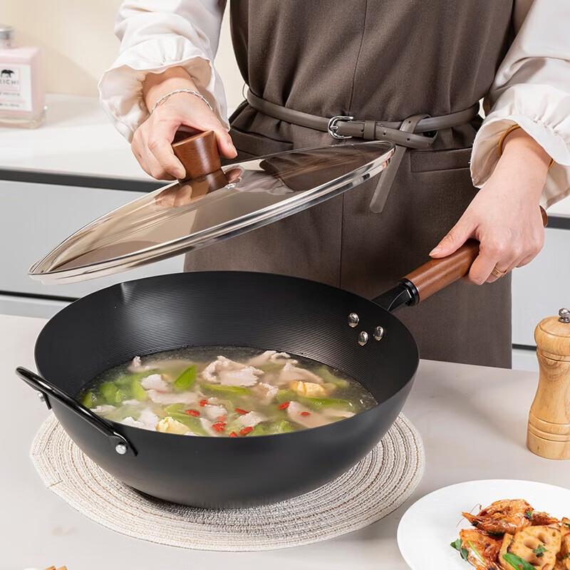 Debo DEP-893 Uncoated Iron Wok
