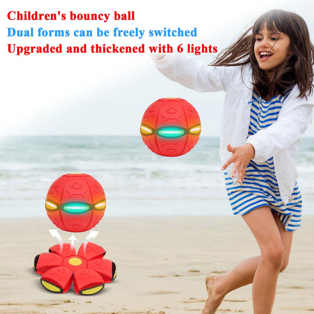 Elastic Stomp To Transform Ball Flying Saucer Ball: An Educational Outdoor Sports Toy For Children